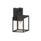 Designers Fountain Preston 11.75in 1-Light Matte Black Modern Outdoor Hardwired Wall Lantern with No Bulbs Included D297M-6EW-MB - alternate 1
